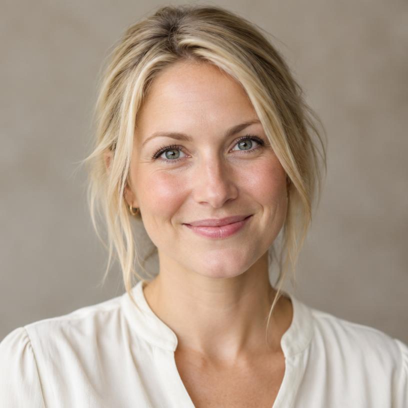 Portrait fictif de Sophie L., généré par IA